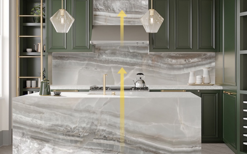 kitchen setting Pomona bioquartz